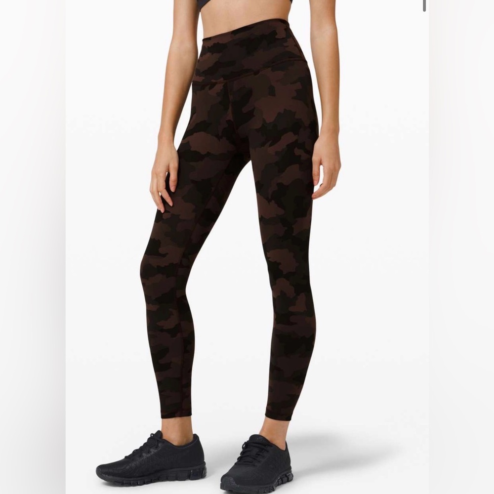 Lululemon Athletica Wunder Train  Leggings Size 2 Heritage 365 Camo